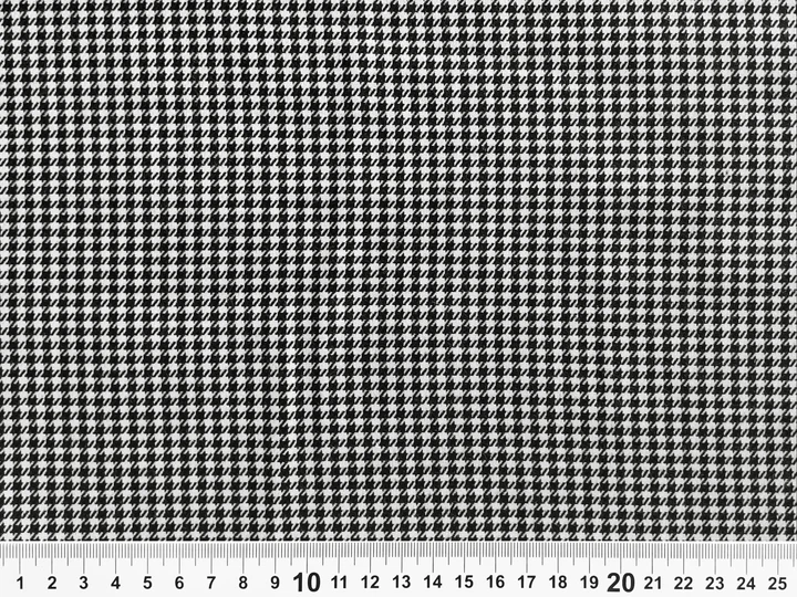 Ткань Костюмная гусиная лапка 5 мм, черный с белым, пог. м. (к15, 2309033, д1) - Фото 4 Ткань Костюмная гусиная лапка 5 мм, черный с белым, пог. м. (к15, 2309033, д1) - изображение 4