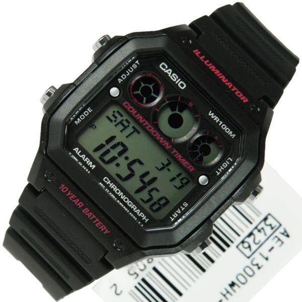 Чоловічий наручний годинник CASIO AE-1300WH-1A2VEF - зображення 3