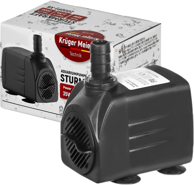 Помпа подъемная Kruger Meier Sturmkraft 2000 л/ч (2000PJ-X6) (5903900043038) - изображение 6