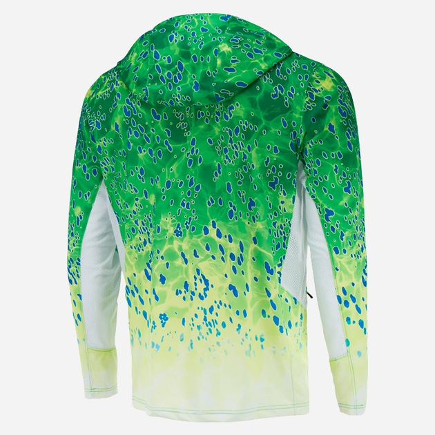 Реглан Pelagic Exo-Tech Hooded Fishing Shirt 3580112 XL Green Dorado  (2235801120000) – в интернет-магазине ROZETKA