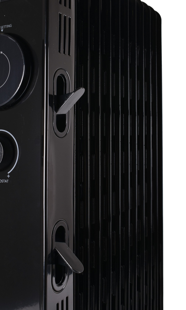 Масляный радиатор обогреватель 11 секцій 2300 Вт 23 кв м Luxell LUX-1230S Black (29001) - изображение 5