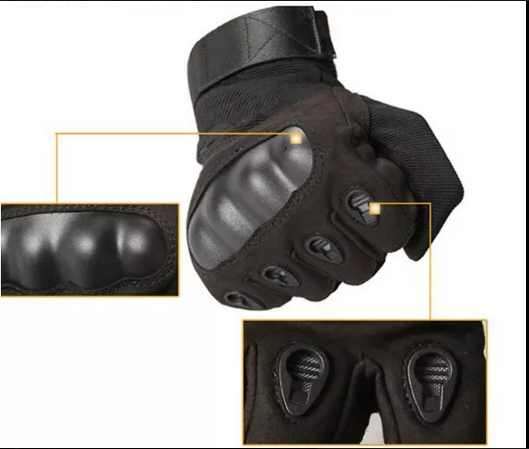 Перчатки тактические Закрытые с усиленным протектором OAKLEY Black L - изображение 2