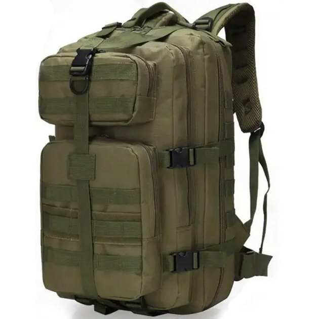 Рюкзак 35 л военный тактический Molle Assault A10 олива - изображение 1