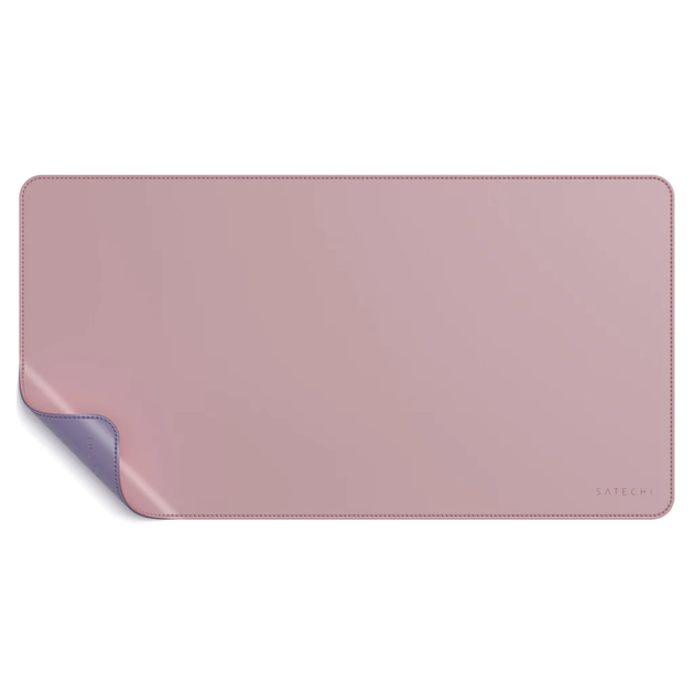Коврик для компьютерной мыши Satechi Dual Sided Eco Leather Deskmate, Pink/Purple (ST-LDMPV) - изображение 3