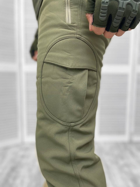 Тактические брюки Soft Shell Olive Elite L - изображение 2