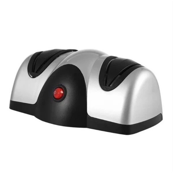Большая двойная электроточилка для кухонных ножей Lucky Home Electric Knife Sharpener Pro Plus Чёрно-белый - Фото 3 Большая двойная электроточилка для кухонных ножей Lucky Home Electric Knife Sharpener Pro Plus Чёрно-белый - изображение 3
