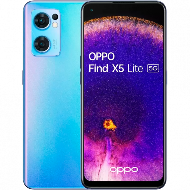Смартфон OPPO Find X5 Lite 5G 8/256GB Startrails Blue – фото, отзывы ...