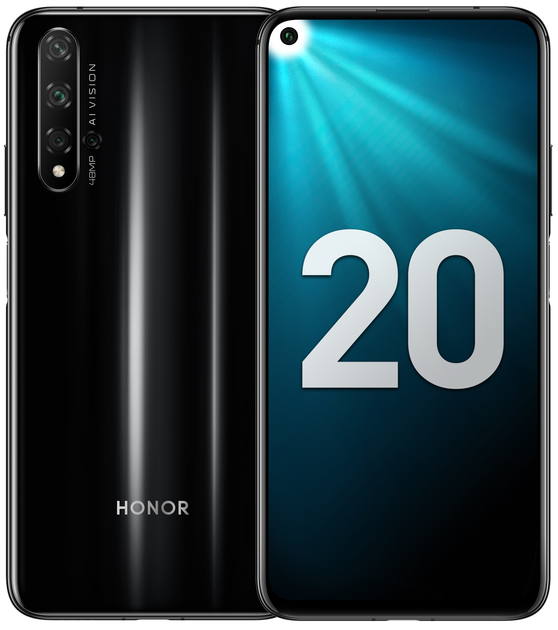 Смартфон Honor 20 8/128Gb Black – фото, отзывы, характеристики в ...