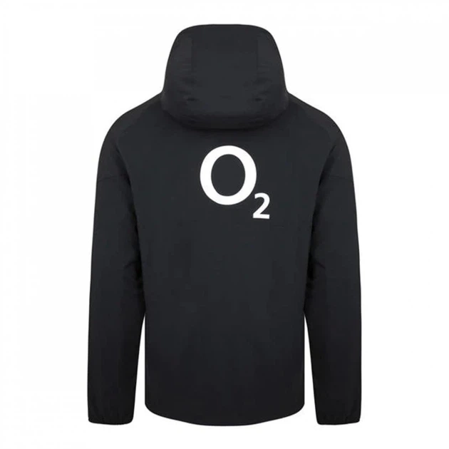 Куртка Umbro England Rugby Shower Jacket 2021 2022 Black/Coral, M (46