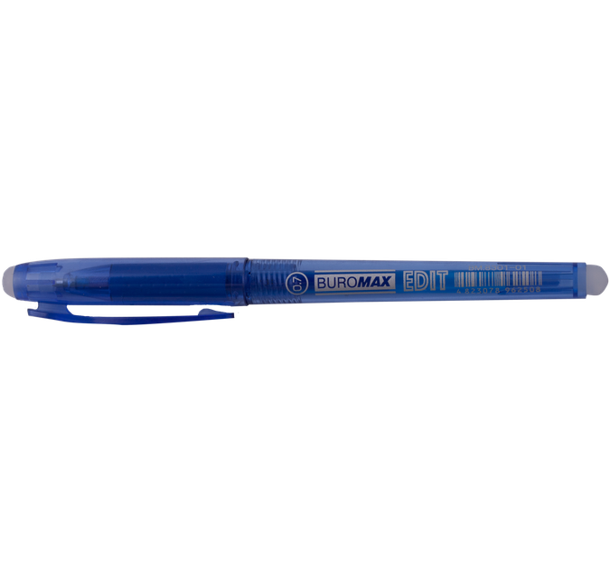 Ручка гелевая Buromax Пиши-Стирай Edit 0.7мм синие чернила (BM.8301-01) - изображение 2