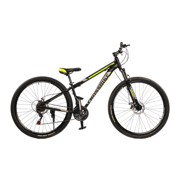 Велосипед CrossBike 29" Storm Рама-17" Черно-зелёный - Фото 1 Велосипед CrossBike 29" Storm Рама-17" Черно-зелёный - изображение 1