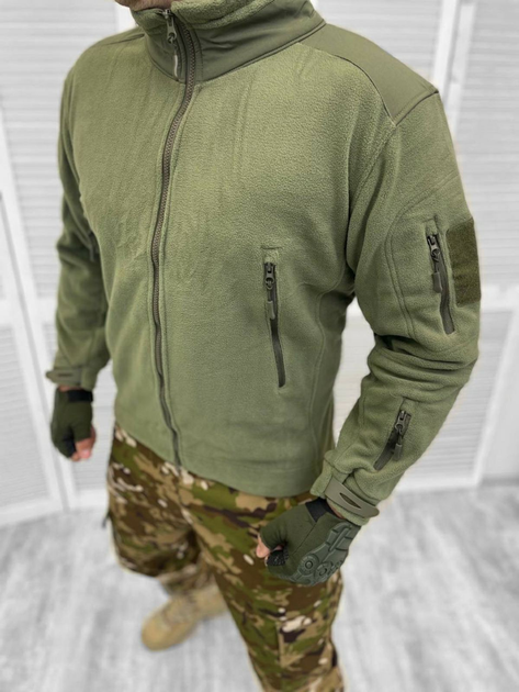 Кофта тактична флісова Delta Fleece Olive M - зображення 1