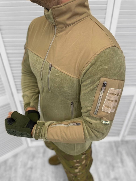 Кофта тактическая флисовая Coyote Tan M - изображение 2