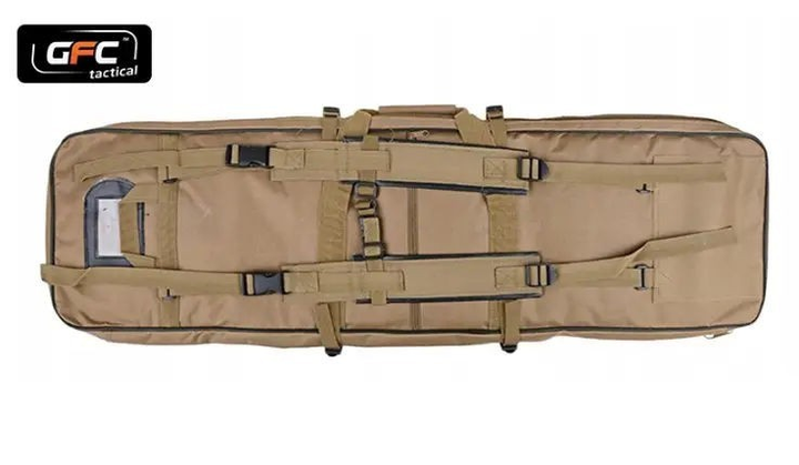 Чехол-рюкзак для хранения оружия GFC Tactical 96 см Coyot - изображение 2