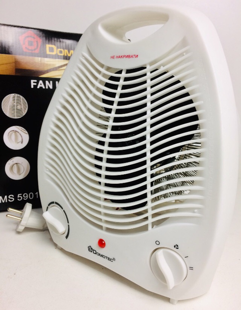 Тепловентилятор с терморегулятором и таймером Domotec MS5901 1000/2000W - изображение 5