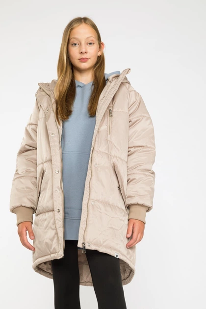 Куртка Oversize Reporter Young (223-0886G-08-290-1) 158 см. бежевая - Фото 1 Куртка Oversize Reporter Young (223-0886G-08-290-1) 158 см. бежевая - изображение 1