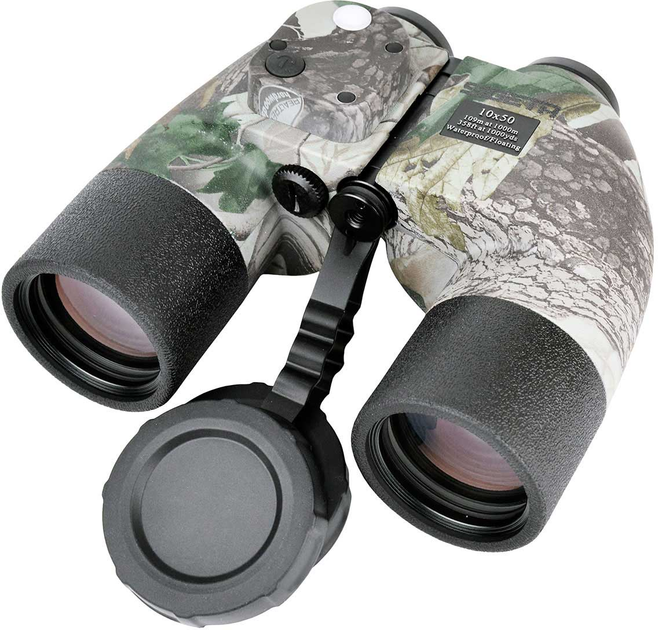 Бінокль Sigeta General 10x50 Camo floating/compass/reticle морський (65860) - зображення 4