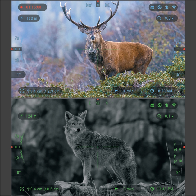 Цифровой прицел ночного видения (ПНВ) ATN X-Sight-4K Pro 3-14x - изображение 2