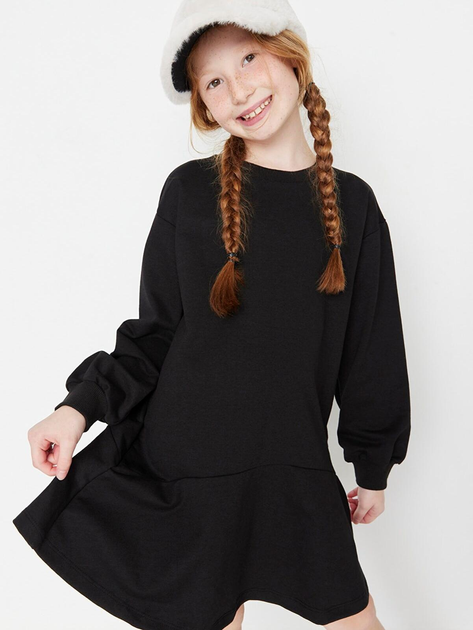 Акція на Дитяча сукня для дівчинки Trendyol TKDAW23EL00092 128-134 см Чорна від Rozetka