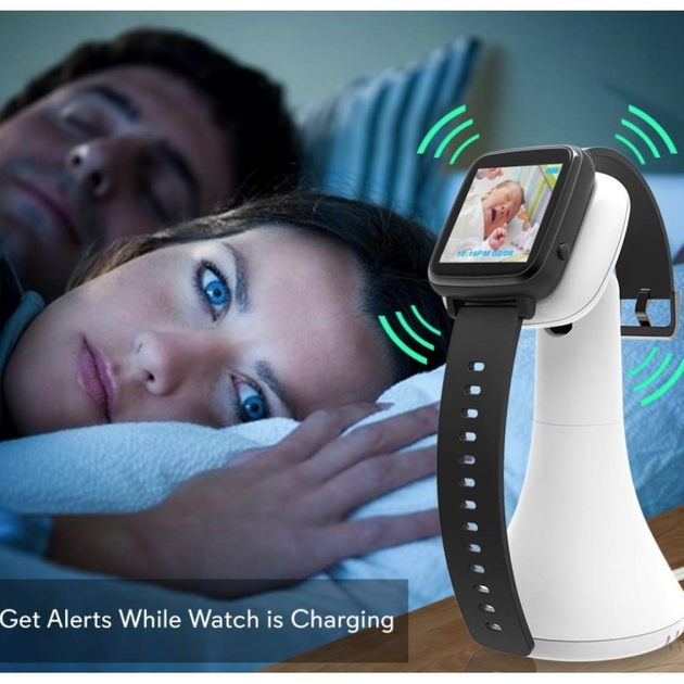 Видеоняня - наручные часы Baby Monitor VB606, обратная связь, 1.5" дисплей, датчик температуры, VOX - изображение 9