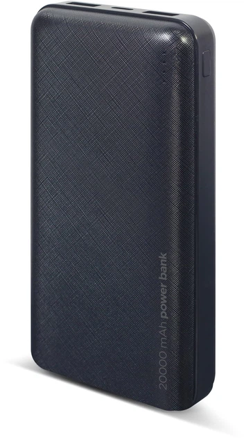 Powerbank Gembird 20000 mAh Black (PB20-02) - Zdjęcie 2 Powerbank Gembird 20000 mAh Black (PB20-02) - obraz 2