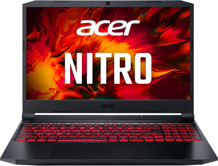 Ноутбук Acer Nitro 5 AN515-57 (NH.QELEU.00P); 15.6" FullHD (1920x1080) IPS LED матовий 144Hz / Intel Core i5-11400H (2.7 - 4.5 ГГц) / RAM 16 ГБ / SSD 512 ГБ / nVidia GeForce RTX3050, 4 ГБ / без ОП / LAN / Wi-Fi / BT / веб-камера / Без ОС / 2.2 кг / чорний - Фото 1 Ноутбук Acer Nitro 5 AN515-57 (NH.QELEU.00P); 15.6" FullHD (1920x1080) IPS LED матовий 144Hz / Intel Core i5-11400H (2.7 - 4.5 ГГц) / RAM 16 ГБ / SSD 512 ГБ / nVidia GeForce RTX3050, 4 ГБ / без ОП / LAN / Wi-Fi / BT / веб-камера / Без ОС / 2.2 кг / чорний - зображення 1