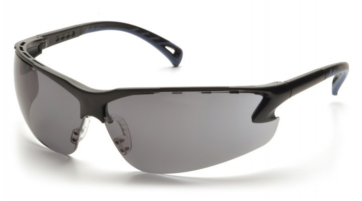 Спортивные очки с баллистическим стандартом защиты Pyramex Venture-3 (gray) Anti-Fog, серые - изображение 1