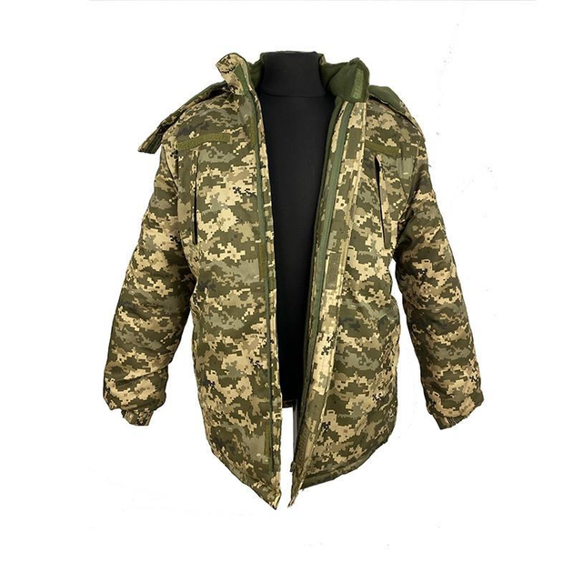 Куртка-бушлат военная мужская тактическая ВСУ (ЗСУ) Пиксель 20222060-50 8846 50 размер TR_3343 - изображение 2