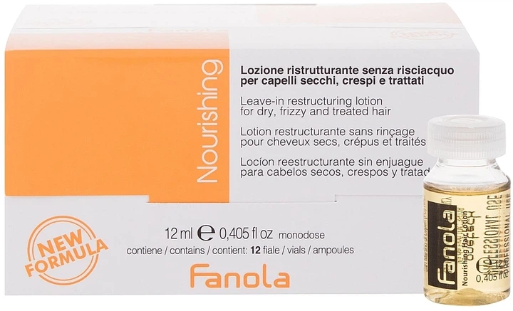 Лосьйон в ампулах Fanola Nourishing Leave-in Restructuring 12x12 мл (8008277760605) - зображення 2