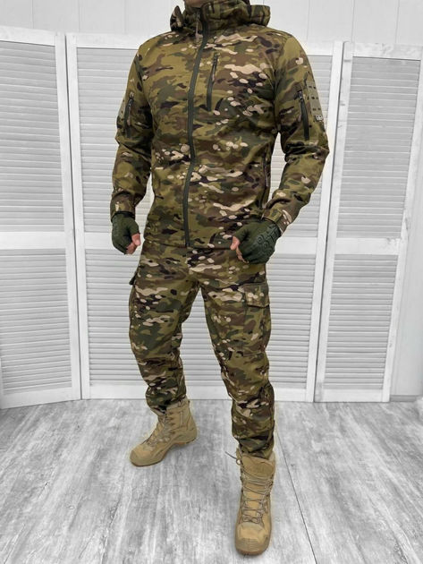 Костюм тактичний Soft Shell (зима) Multicam Elite XXL - зображення 1