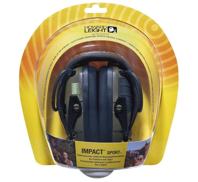 Активні навушники Howard Leight Impact Sport Green - изображение 1