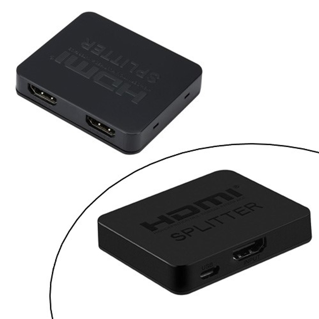 Коммутатор HDMI 1x2 порта, FullHD, 3D, сплиттер, разветвитель ...