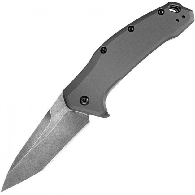 Ніж Kershaw Link Tanto Gray Aluminium Blackwash (1776TGRYBW) - зображення 1