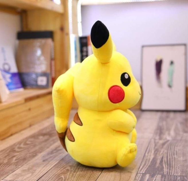 Мягкая игрушка плюшевая Tomy Pokemon Пикачу 25 см с улыбкой Покемон ...