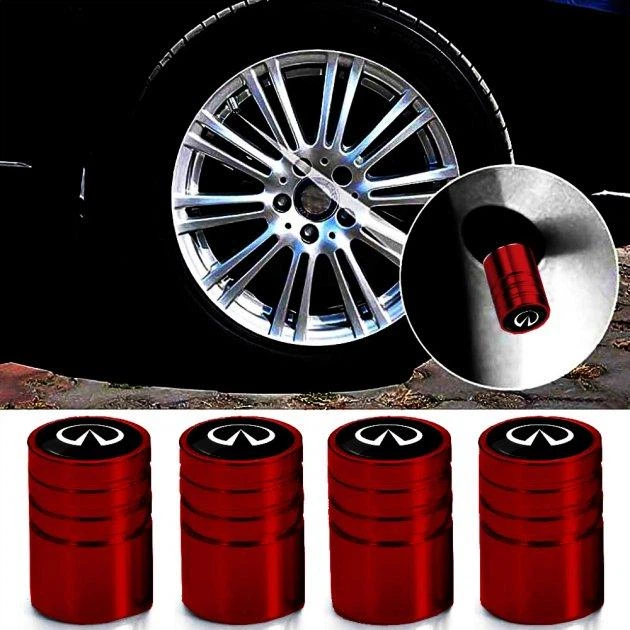 Набор колпачков на ниппель для автомобиля авто Infinity SUNROZ Caps Long Red Инфинити 4 штуки (A-67827) - Фото 1 Набор колпачков на ниппель для автомобиля авто Infinity SUNROZ Caps Long Red Инфинити 4 штуки (A-67827) - изображение 1