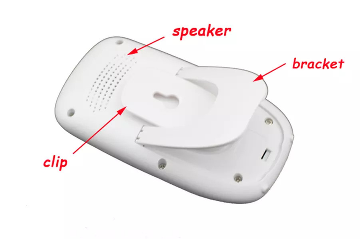 Видеоняня XUANERMEI SP880 Baby Monitor с дистанционным монитором LCD 2,4 Белый (SUN0520) - изображение 2