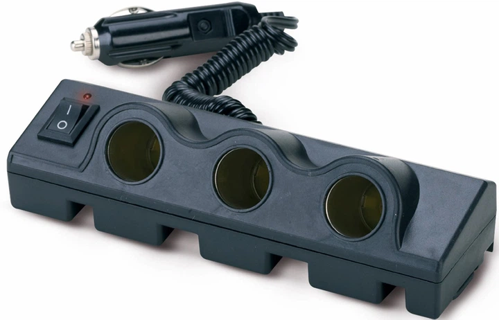 Rozdzielacz gniazda zapalniczki Bottari Triple x3 12/24V (8052194300734) - obraz 2