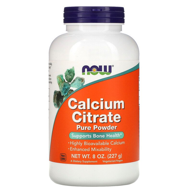 Цитрат кальцію (Calcium Citrate), Now Foods, порошок, (227 р.), (NOW ...