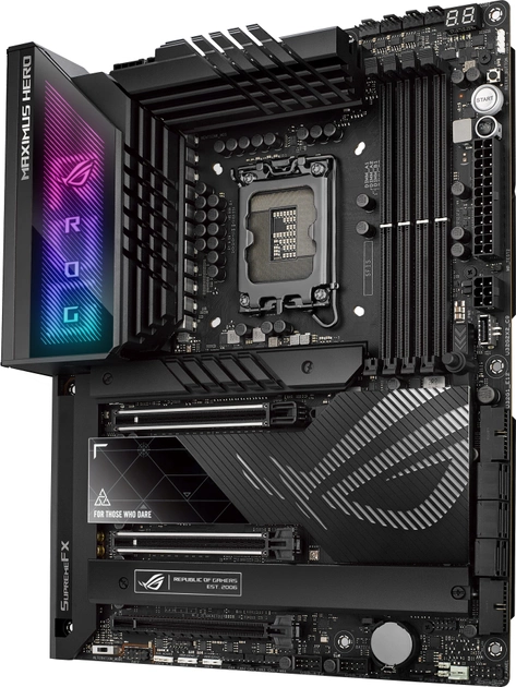 Материнская плата Asus ROG Maximus Z790 Hero (s1700, Intel Z790, PCI-Ex16) - изображение 2
