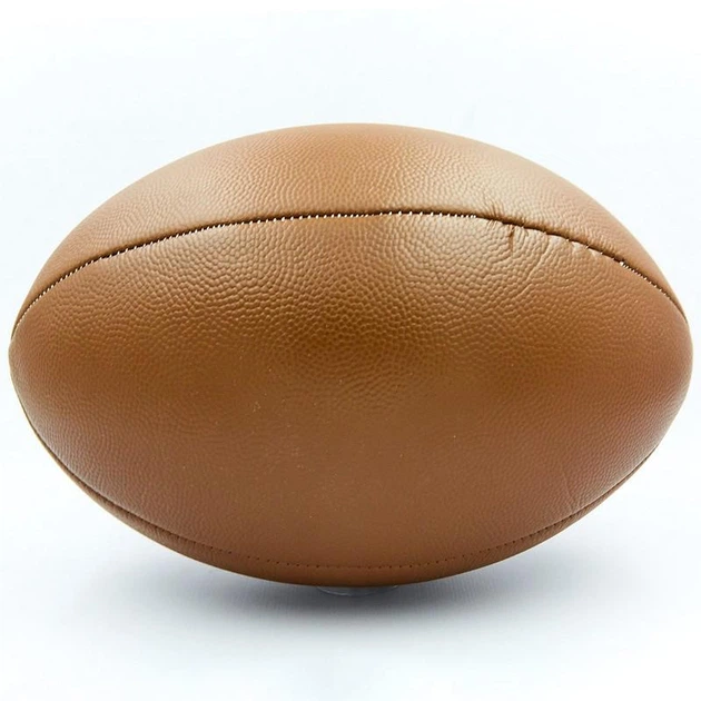 Мяч для регби RUGBY Liga ball RG-0392 №9 коричневый - изображение 3