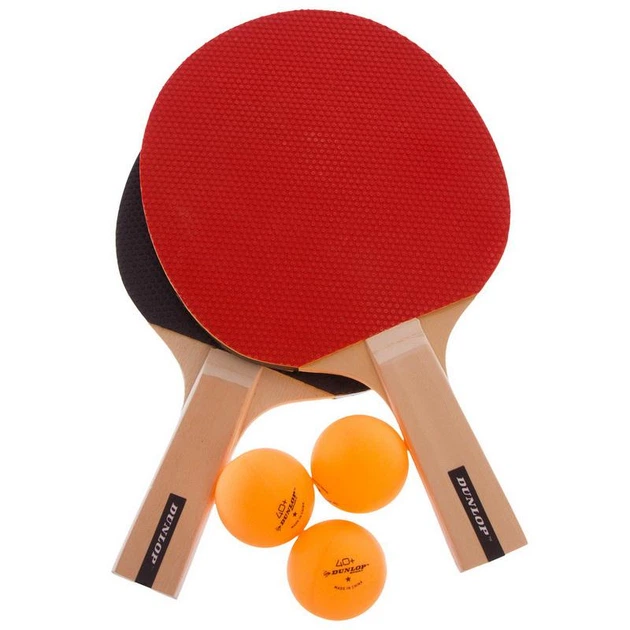 Набор для настольного тенниса DUNLOP RAGE DL679212 2 ракетки 3 мяча сетка чехол - Фото 3 Набор для настольного тенниса DUNLOP RAGE DL679212 2 ракетки 3 мяча сетка чехол - изображение 3