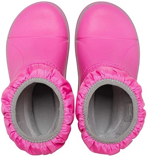 Зимние сапоги Crocs Kids Winter Puff Boot Electric Pink/Light Grey р. 3/34-35/22.5см - Фото 4 Зимние сапоги Crocs Kids Winter Puff Boot Electric Pink/Light Grey р. 3/34-35/22.5см - изображение 4