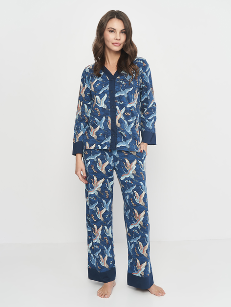 Пижама (рубашка + штаны) женская Cornette 514-22 L Blue/Navy blue ...
