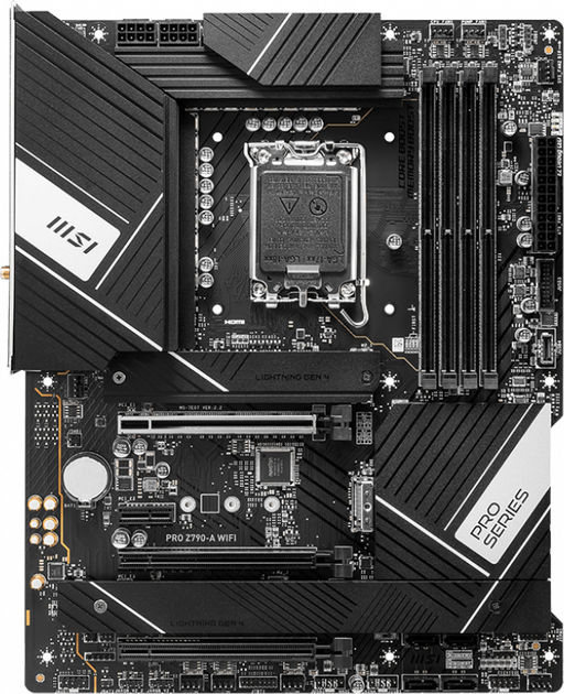 Материнская плата MSI Pro Z790-A Wi-Fi (s1700, Intel Z790, PCI-Ex16 ...