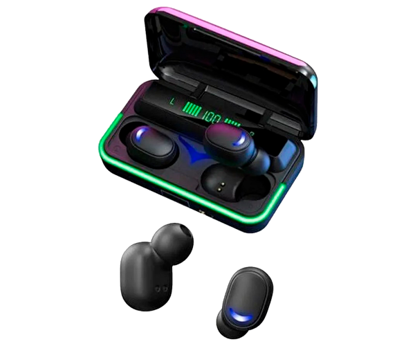 Бездротові навушники Bluetooth XPRo E-10 з Power bank чорні (Bluetooth E-10_400) - Фото 8 Бездротові навушники Bluetooth XPRo E-10 з Power bank чорні (Bluetooth E-10_400) - зображення 8