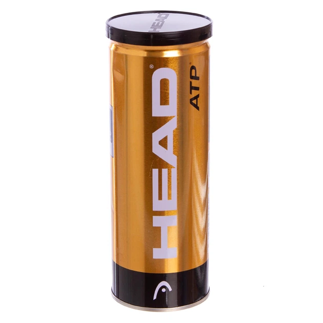 Мяч для большого тенниса HEAD ATP METAL CAN 570303 3шт салатовый - изображение 2