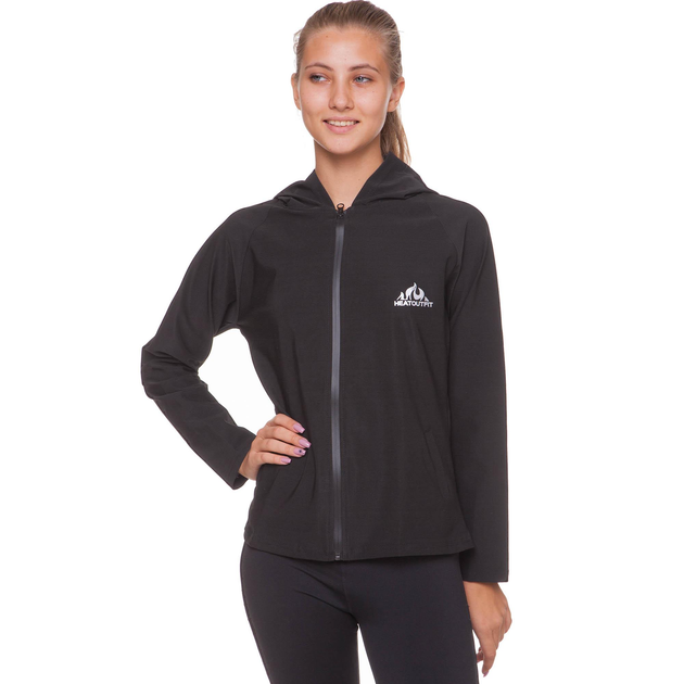 Кофта для похудения с эффектом сауны HEATOUTFIT ST-2142 M черный – фото ...