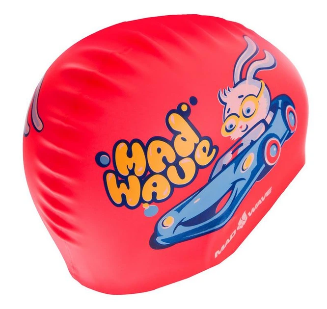Шапочка для плавания детская BUNNY M057812000W красный - изображение 4