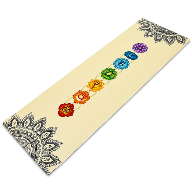 embossed yoga mat