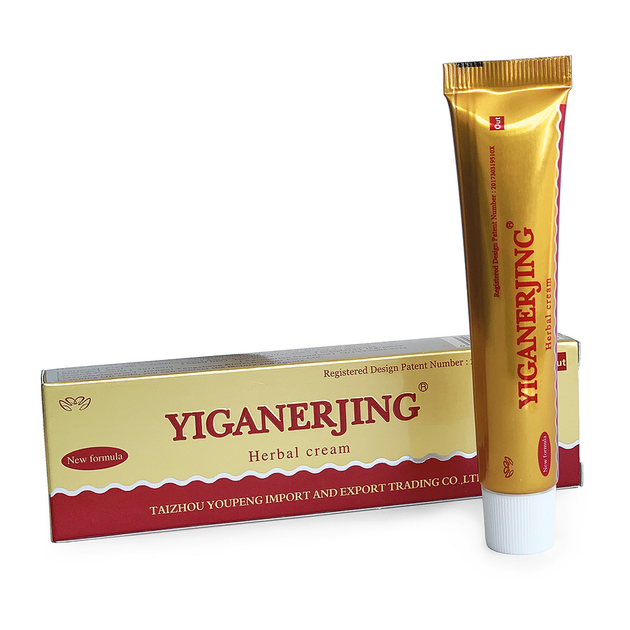 Мазь від псоріазу Yiganerjing "Chinese Medicine Cream" антисептична, протигрибкова (15 г) - зображення 2